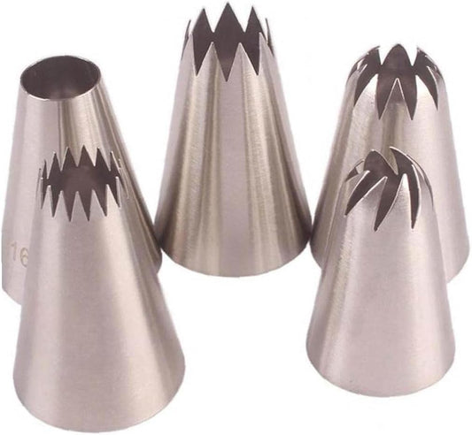 12 pieces Stainless Steel Icing Nozzles Kit Pastry Cupcakes Cakes Cookies Decorating Tool